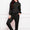 Round Neck Long Sleeve Sweatshirt and Pants Set