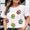 Plus Size Easter Round Neck Short Sleeve T-Shirt