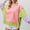 BiBi Washed Color Block Sweatshirt