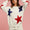 Velvet Sequin Star Patches Sweater Top