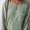 Plus Size Pocketed Ribbed Round Neck Long Sleeve Top