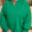 Plus Size Cutout Hem Notched Long Sleeve Sweatshirt