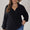 Plus Size Collared Neck Long Sleeve Sweater