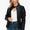 Snobbish Faux Leather Biker Jacket with Side Zip Pockets