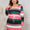 Honey Plus Size Striped V-Neck Long Sleeve Mini Dress