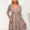 Ivy Lane V-Neck Long Sleeve Tiered Dress