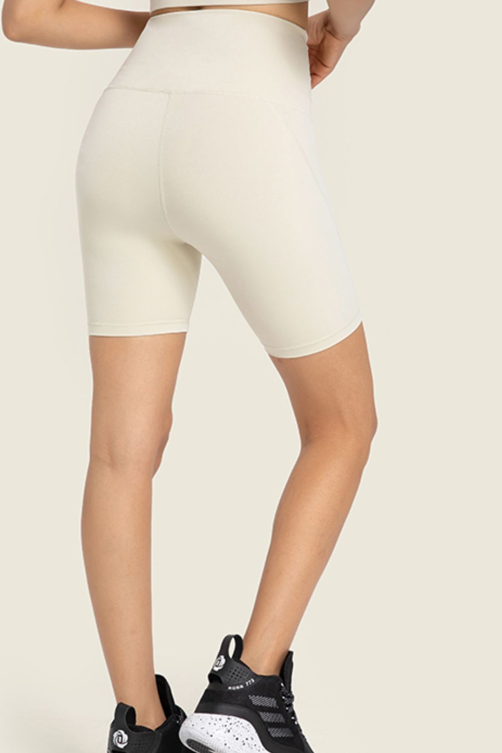 Millennia Seamless High-Rise Wide Waistband Biker Shorts