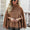 Full Size Turtleneck Tassel Hem Poncho