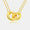 Linked Ring Pendant Chain Necklace