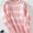 Heart Round Neck Dropped Shoulder Sweater