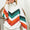 BiBi Multi Color Chevron Pattern Sweater