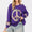 SAGE+FIG Peace Applique Patch Long Sleeve Top