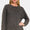 Zenana Washed Round Neck Dropped Shoulder Sweatshirt Black / S