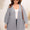 Plus Size Open Front Dropped Shoulder Knit Cardigan