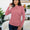 FAM-FAM Ruched Mock Neck Long Sleeve T-Shirt