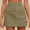 Annie Wear Cargo Denim Mini Skirt