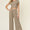 Double Take Full Size Round Neck Top and Pants Set