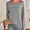 Lovelet Striped Round Neck Long Sleeve T-Shirt