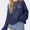 Star Round Neck Long Sleeve Knit Top