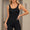 Crisscross Wide Strap Active Romper