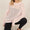 HYFVE Distressed Long Sleeve Knit Top