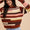 Annie Wear Color Block Round Neck Long Sleeve Sweater