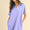 Annie Wear Mineral Washed Johnny Collar Short Sleeve Dress
