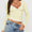 Devine Lace Detail V-Neck Long Sleeve T-Shirt