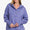 Zenana Half Snap Long Sleeve Hoodie with Kangaroo Pocket