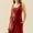 Doublju Full Size Round Neck Ruched Sleeveless Dress with Pockets