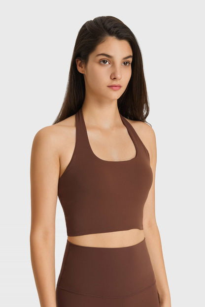 Millennia Breathable Halter Neck Sports Bra