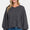 Zenana Brushed Hacci Drop Shoulder Cropped Hoodie