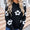 Angel Wings Flower Round Neck Long Sleeve Sweater