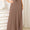 Double Take Full Size Soft Rayon Drawstring Waist Maxi Skirt