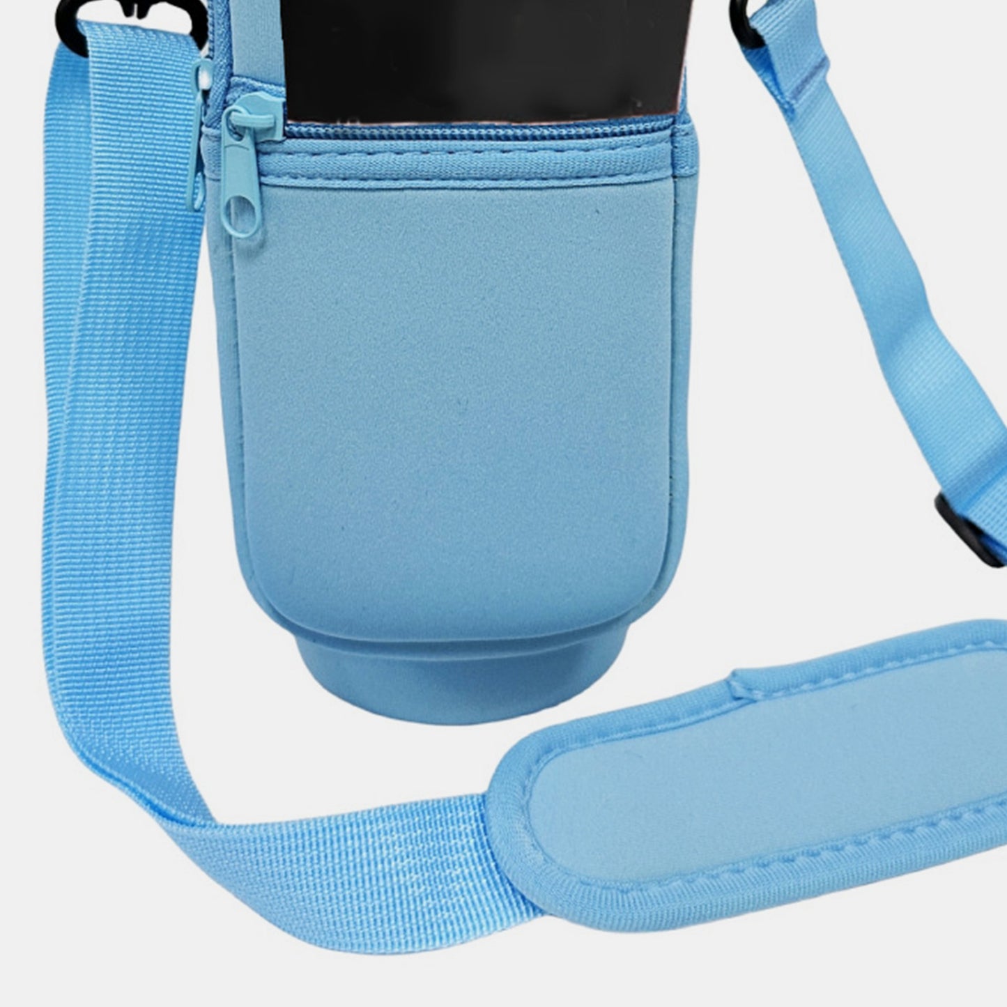 40 Oz Insulated Tumbler Cup Sleeve With Adjustable Shoulder Strap