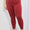 Yelete Ready For Action Full Size Ankle Cutout Active Leggings in Brick Red