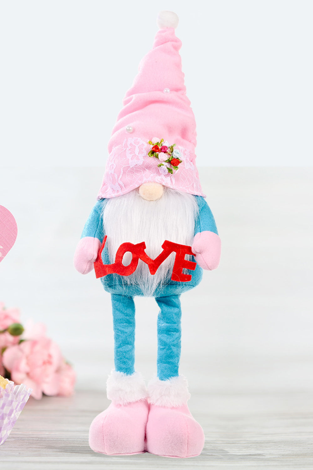 Mother's Day Pearl Decor Faceless Gnome