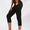 Slim Fit Wide Waistband Active Leggings with Pockets