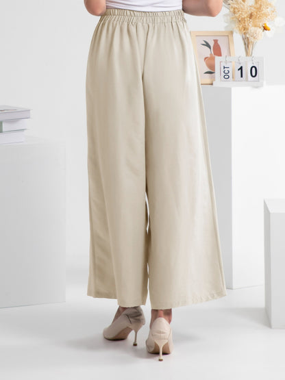 FAM-FAM Wide Leg Elastic Waist Pants