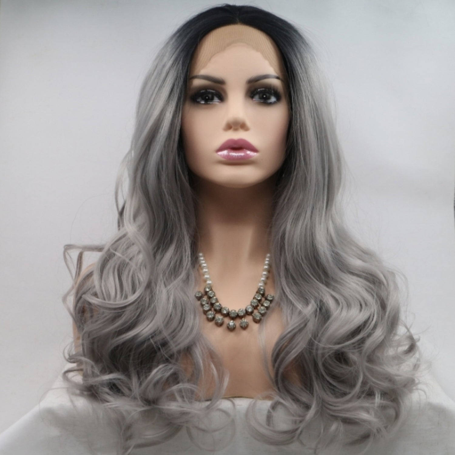 13*3" Lace Front Wigs Synthetic Long Wavy 24" 130% Density