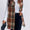 Honey Plus Size Pocketed Plaid Button Up Vest Coat