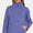 Zenana Turtleneck Half Snap Fleece Sweatshirt