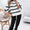 Striped Round Neck Long Sleeve Top and Pants Set