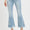 RISEN Full Size Raw Hem Distressed Cropped Flare Jeans Plus Size