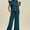 Full Size Texture Ruffle Short Sleeve Top and Wide Leg Pants Set