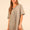 Plus Size Mineral Washed Ribbed Knit Mini Dress