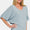 Zenana V-Neck Short Sleeve Dolman Sweater