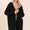 Mittoshop Open Front Long Sleeve Longline Cardigan