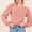 Mittoshop Round Neck Long Sleeve Rib Knit Top