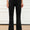 Wide Waistband Slit Bootcut Active Pants